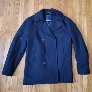 Men's Navy Blue Nautica Jacket Navy Coat EUC